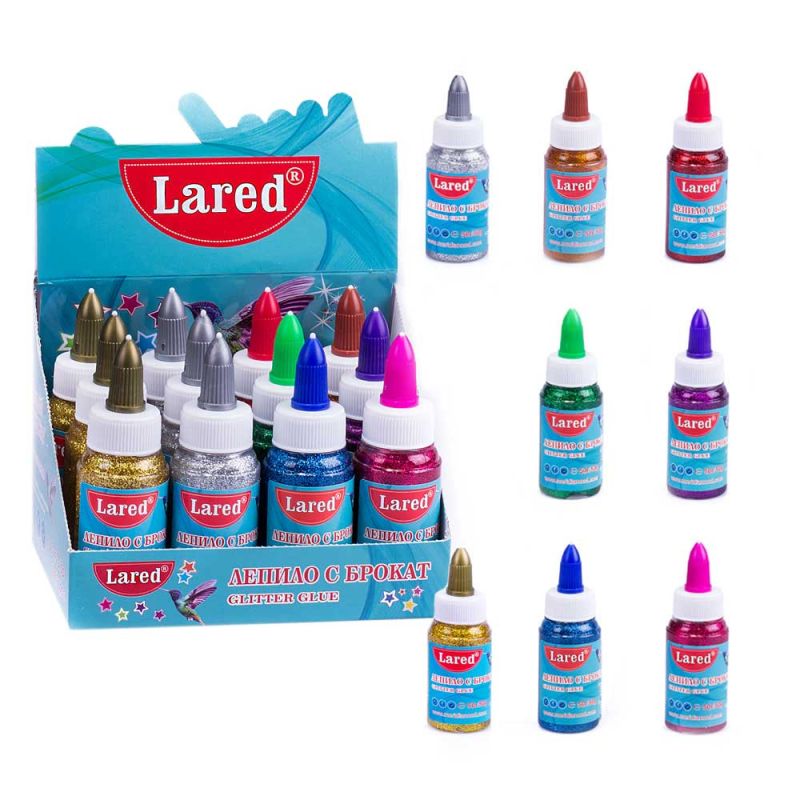 Лепило Брокатно Lared 50гр, асортимент