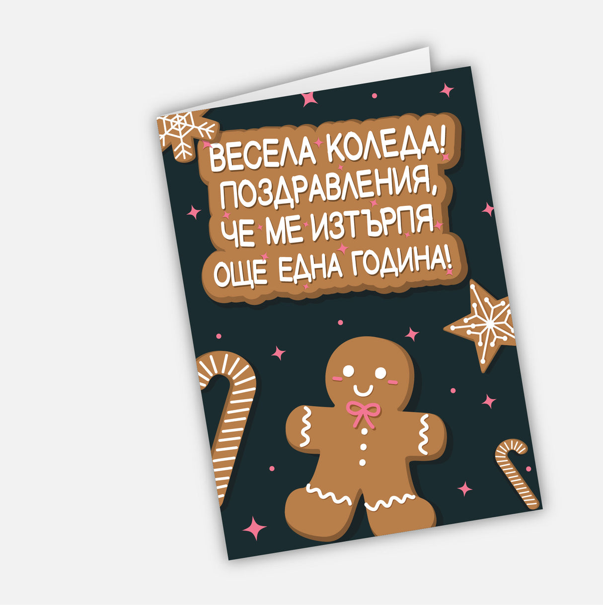 Весела Коледа! Поздравления, че ме изтърпя още година!