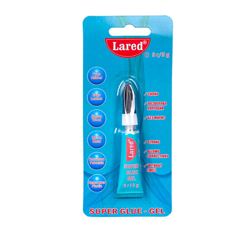 Лепило секундно гел Lared 3 гр