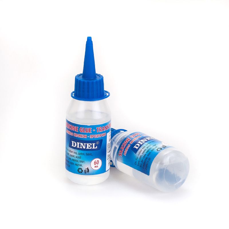Силиконово лепило Dinel, 60мл