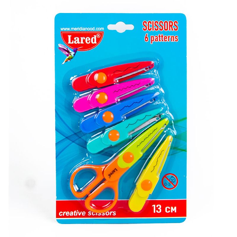 Ножица Lared крафт с 6 приставки, асортимент