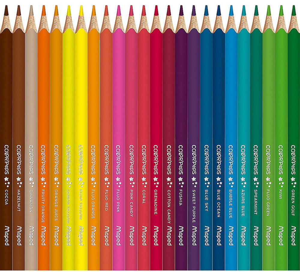 Комплект цветни моливи Maped Color Peps - 72 цвята