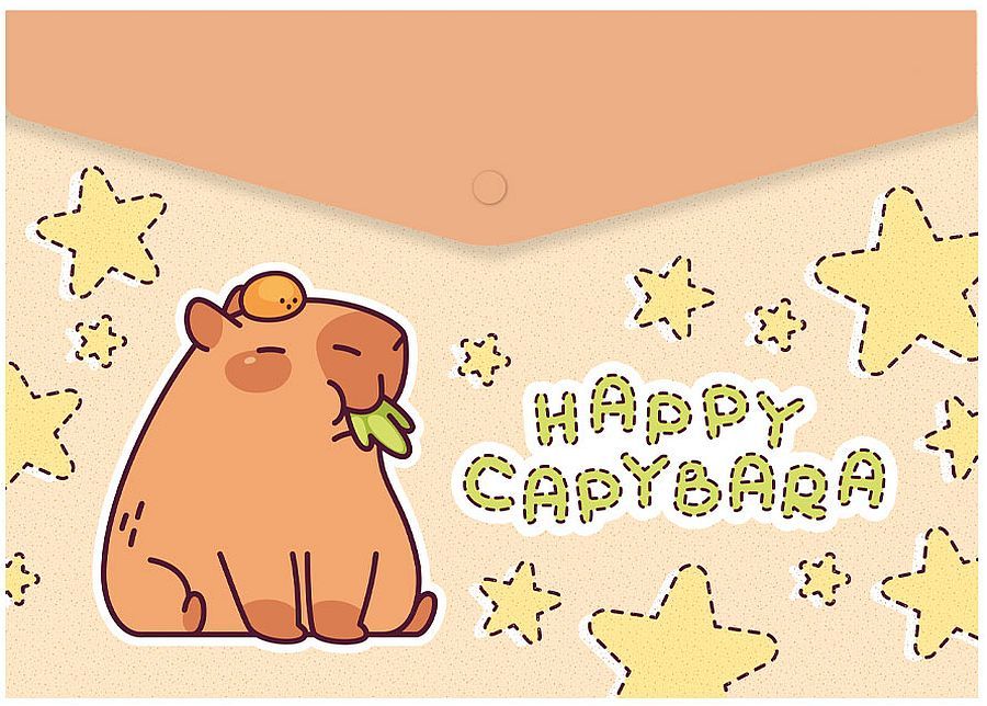 Папка с копче Spree Capybara - А4