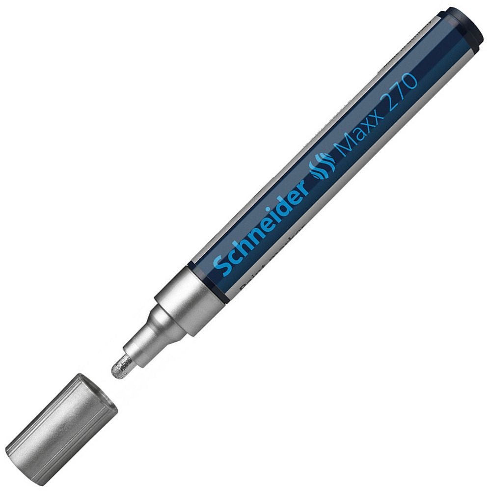 Перманентен лаков маркер Schneider Maxx 270 - 3 mm, сребрист