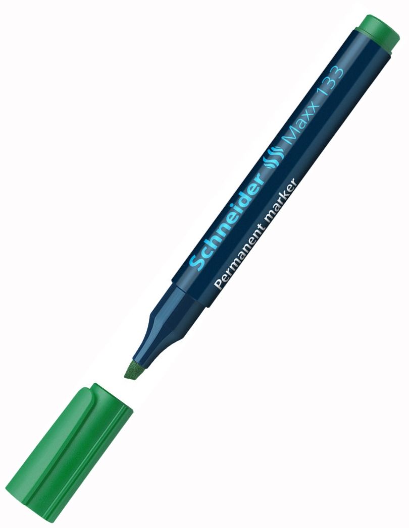Перманентен маркер Schneider Maxx 133 - 4 mm, зелен