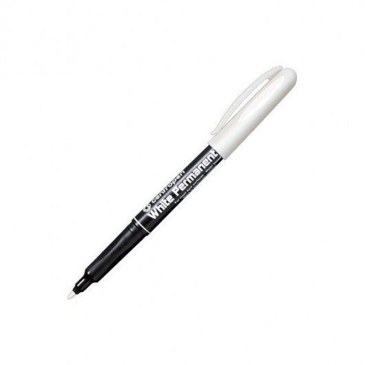 Перманентен маркер Centropen 2686 Бял
