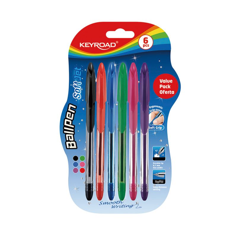Комплект химикали Keyroad, 6 цвята, KR972055