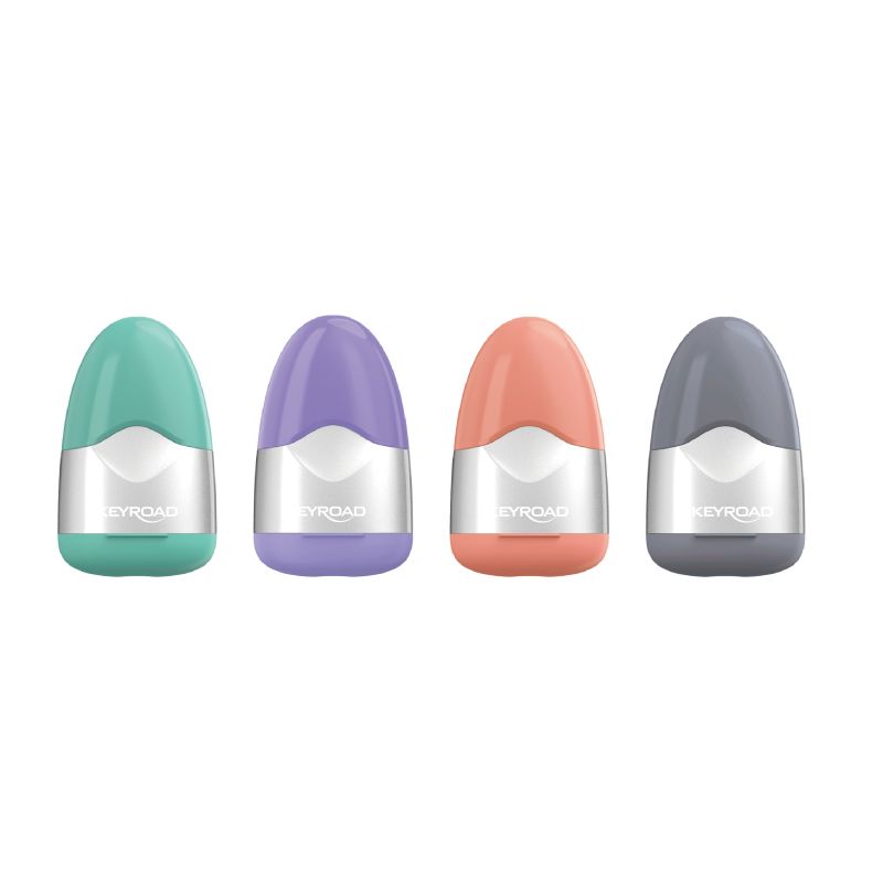 Острилка + гума Keyroad Metallic, асортимент, KR972936