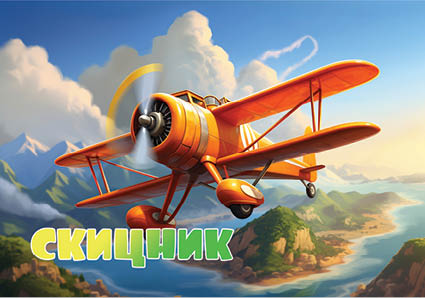 Скицник А4+, спирала, обемна хартия
