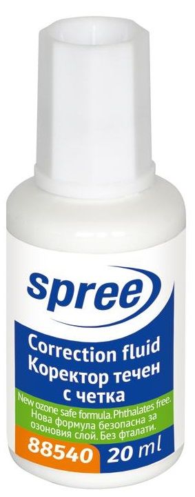 Tечен коректор с четка Spree, 20 ml