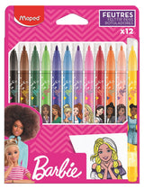 Флумастери Maped Barbie, 12 цвята