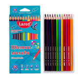 Цветни моливи триъгълни Lared 12 цвята