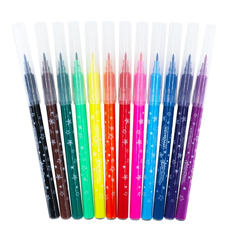 Флумастери Keyroad, 2 цвята, KR971587