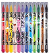 Комплект флумастери Maped Color Peps - Monster, 12 цвята