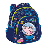 Раница детска с 2 ципа George Space Dinos, 31x27x10