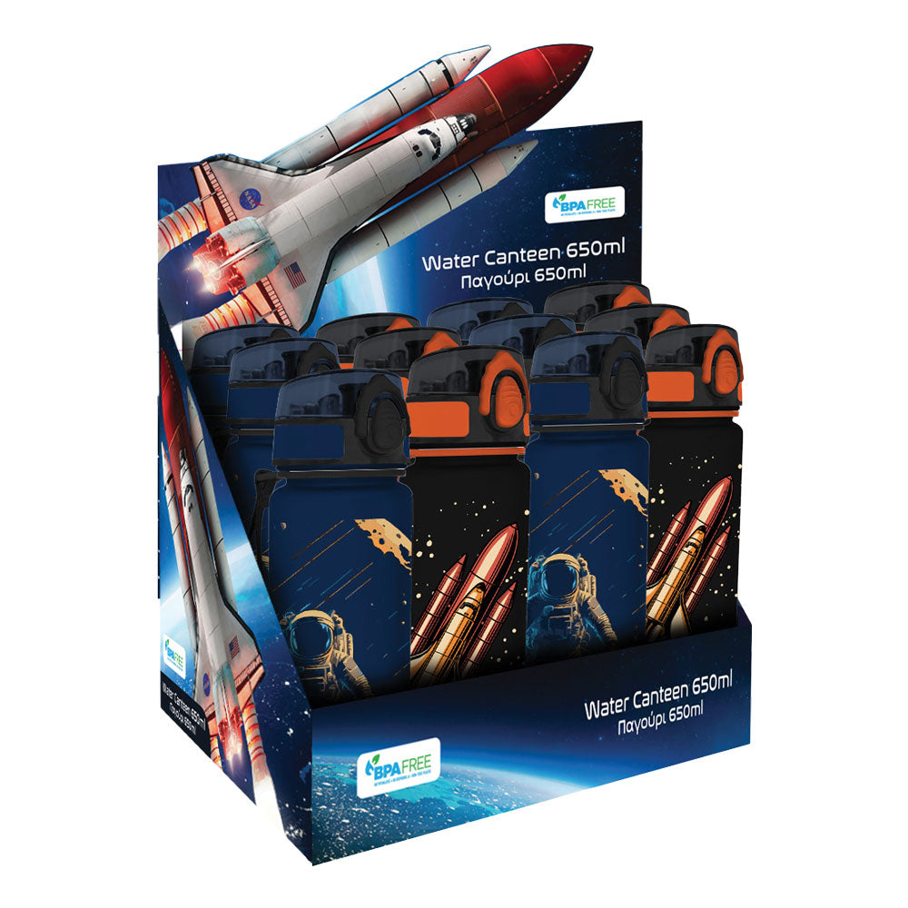 Бутилка за вода PCTG 650 мл, Nasa, 6.5x23, асортимент
