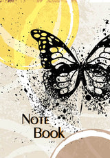 Тетрадка А5, 200 листа, спирала, твърда корица, широки редове, офсетова хартия