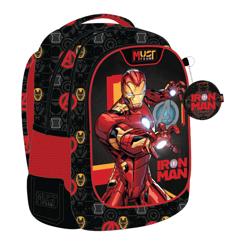 Раница с 3 ципа Iron Man, 43x32x18