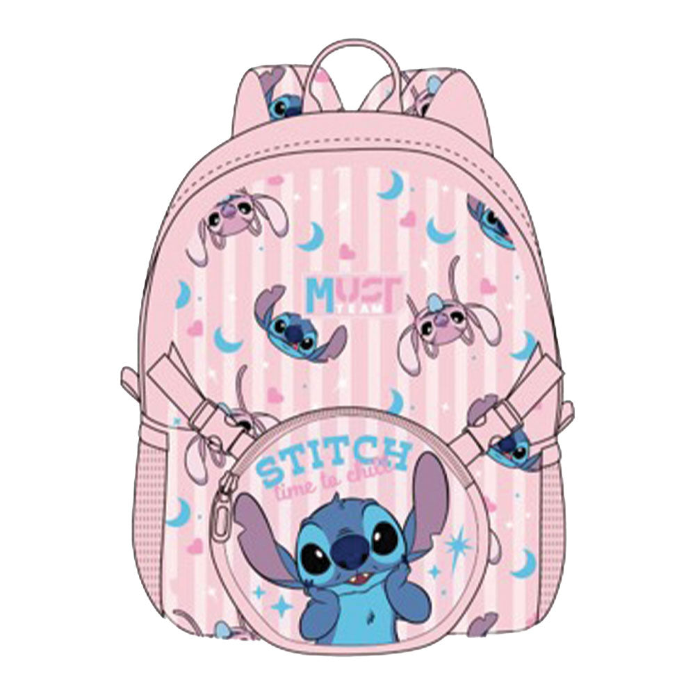 Раница детска с 1 цип Lilo & Stitch, мултифункционална, 33x28x17