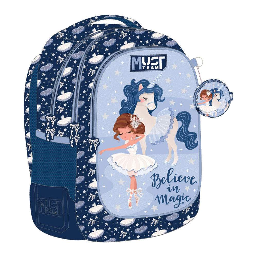 Раница с 3 ципа Believe In Magic, 43x32x18
