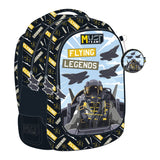 Раница с 3 ципа Flying Legends, 43x32x18