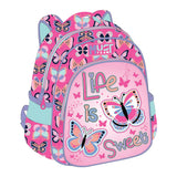 Раница детска с 2 ципа Life Is Sweet, 31x27x10