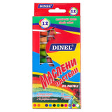 Пастели Dinel, 12 цвята, маслени
