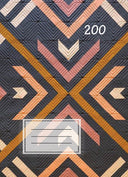 Тетрадка А4, 200 листа, широки редове, твърда корица, вестникарска хартия