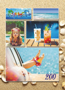 Тетрадка А4, 200 листа, карирани листове, твърда корица, вестникарска хартия