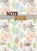 Тетрадка А4, 200 листа, широки редове, твърда корица, вестникарска хартия