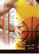 Тетрадка А4, 40 листа, широки редове, офсетова хартия