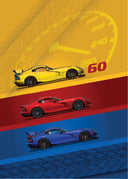 Тетрадка А4, 60 листа, широки редове,  офсетова хартия