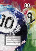 Тетрадка А4, 80 листа, карирани листове, офсетова хартия