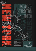 Тетрадка А4, 80 листа, широки редове, офсетова хартия