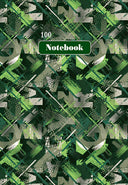 Тетрадка А5, 100 листа, широки редове, твърда корица, офсетова хартия