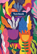 Тетрадка А5, 100 листа, широки редове, твърда корица, офсетова хартия