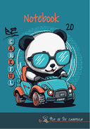 Тетрадка А5, 20 листа, големи квадратчета, офсетова хартия