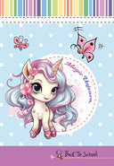 Тетрадка А5, 20 листа, широки редове, офсетова хартия