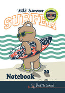 Тетрадка А5, 20 листа, широки редове, офсетова хартия