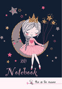 Тетрадка А5 20 листа, тесни и широки редове, офсетова хартия