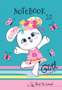 Тетрадка А5, 20 листа, малки квадратчета, вестникарска хартия