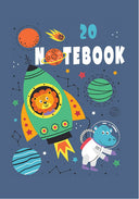 Тетрадка А5, 20 листа, малки квадратчета, вестникарска хартия