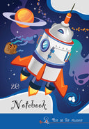 Тетрадка А5, 20 листа, тесни и широки редове, вестникарска хартия