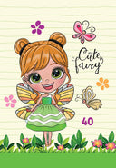 Тетрадка А5, 40 листа, големи квадратчета, офсетова хартия