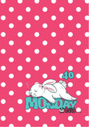 Тетрадка А5, 40 листа, големи квадратчета, офсетова хартия