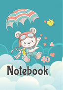 Тетрадка А5, 40 листа, големи квадратчета, офсетова хартия