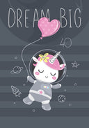 Тетрадка А5, 40 листа, малки квадратчета, офсетова хартия