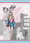 Тетрадка А5, 40 листа, широки редове, офсетова хартия