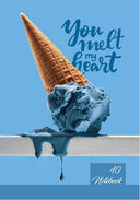 Тетрадка А5, 40 листа, широки редове, офсетова хартия