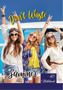 Тетрадка А5, 40 листа, широки редове, офсетова хартия